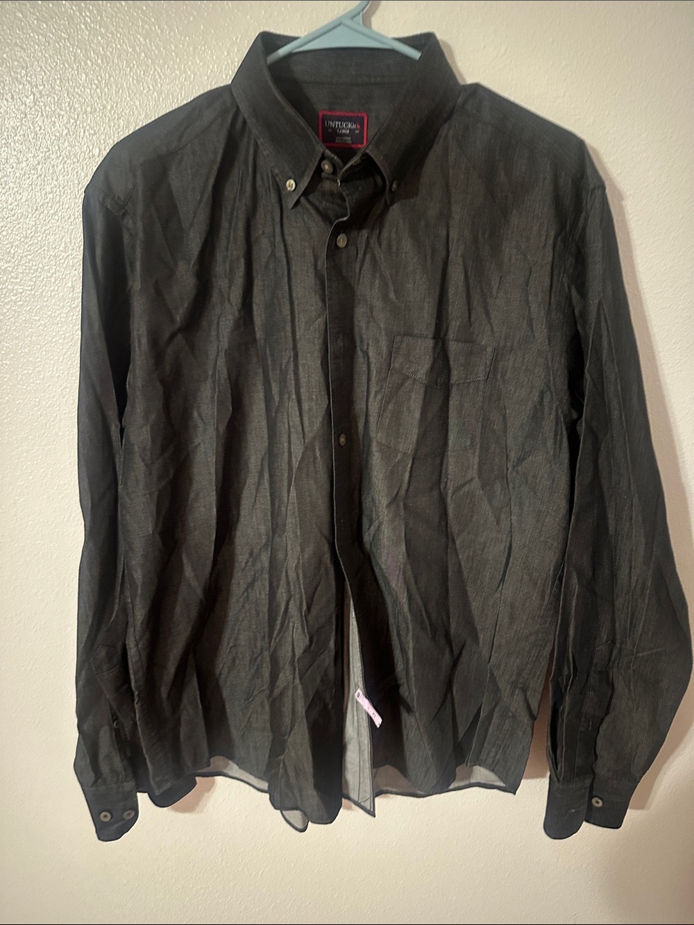 UNTUCKit Black Lightweight Shirt Jacket
